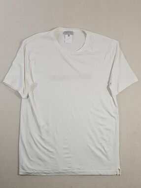 Versace Jeans Collection Cream Logo Short Sleeve Tee